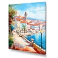 thumbnail image 2 of Designart "Scenic Views Of Italy IV" Italy Wall Art Living Room, 2 of 7