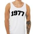 thumbnail image 2 of 1977 College Style Tank Top Unisex Medium White, 2 of 5
