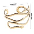 thumbnail image 3 of LPSSTORE Bracelet Pliable pour Femmes Bracelet Punk Réglable Bracelet Flexible Design Créatif Bijoux, 3 of 7