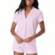 thumbnail image 1 of Pj Lounge Set Y2k Loungewear Pjs Conjunto Pijamas para Mujer 2 Piezas Mono Manga Corta Con Botones Regalo Navidad Y Acción Gracias, 1 of 9