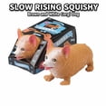 thumbnail image 3 of Slow Rising Squishy Corgi Dog with Stretchy Soft Texture, Single Pack, Brown and White, for Kids and Adults, Relaxation Toy, 3 of 3
