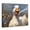 B, variant on XaaKee Canvas Prints Wall Art Smoking Duck Portrait Side Profile Painterly Duck Style Canvas Art Inner Framed 18*12Inch