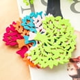 thumbnail image 3 of 10pcs Tree Shaped Colorful Felt Coaster Cup Mat Pad for Bowl Mug Glass Plate Drink Accessories(Random Color), 3 of 7