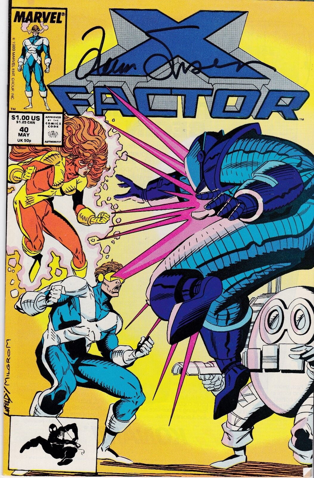 X-Factor #40 Signed by Louise Simonson