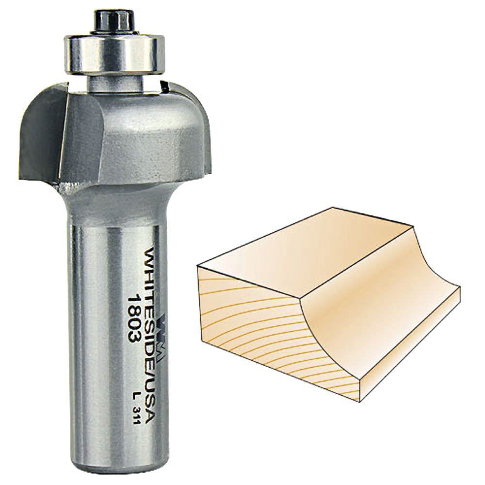 Whiteside Router Bits 1914 Rabbeting Biscuit Joining and Slotting Bit with 1-1//4-Inch Large Diameter and 3//8-Inch Cutting Depth
