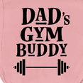 thumbnail image 3 of Inktastic Dad's Gym Buddy Childs Workout Baby Burp Cloth, 3 of 3