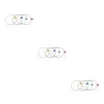 thumbnail image 4 of tamizeot 4 Pack Ukulele Strings Elastic Musical Better-Resonance Replacement Part Professional Guitar String for Beginners White U12 3Set, 4 of 6