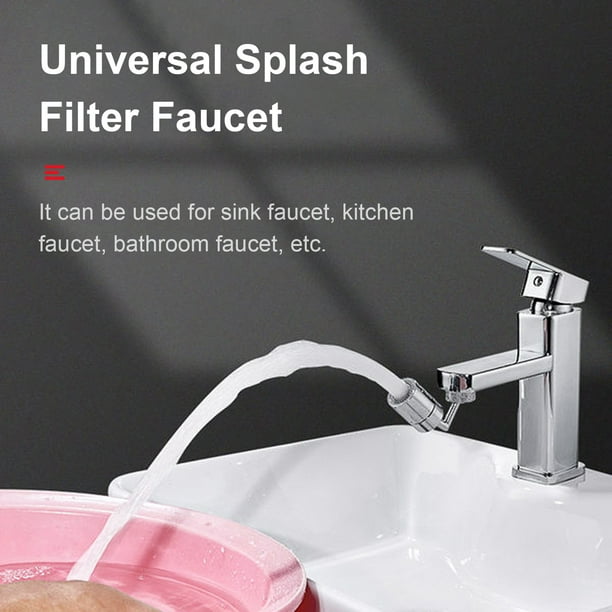 Tête de pulvérisation de robinet de cuisine à joint universel de filtre à  eau de robinet