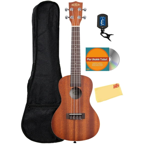 Kala KA-C Satin Mahogany Concert Ukulele w/ Gig Bag