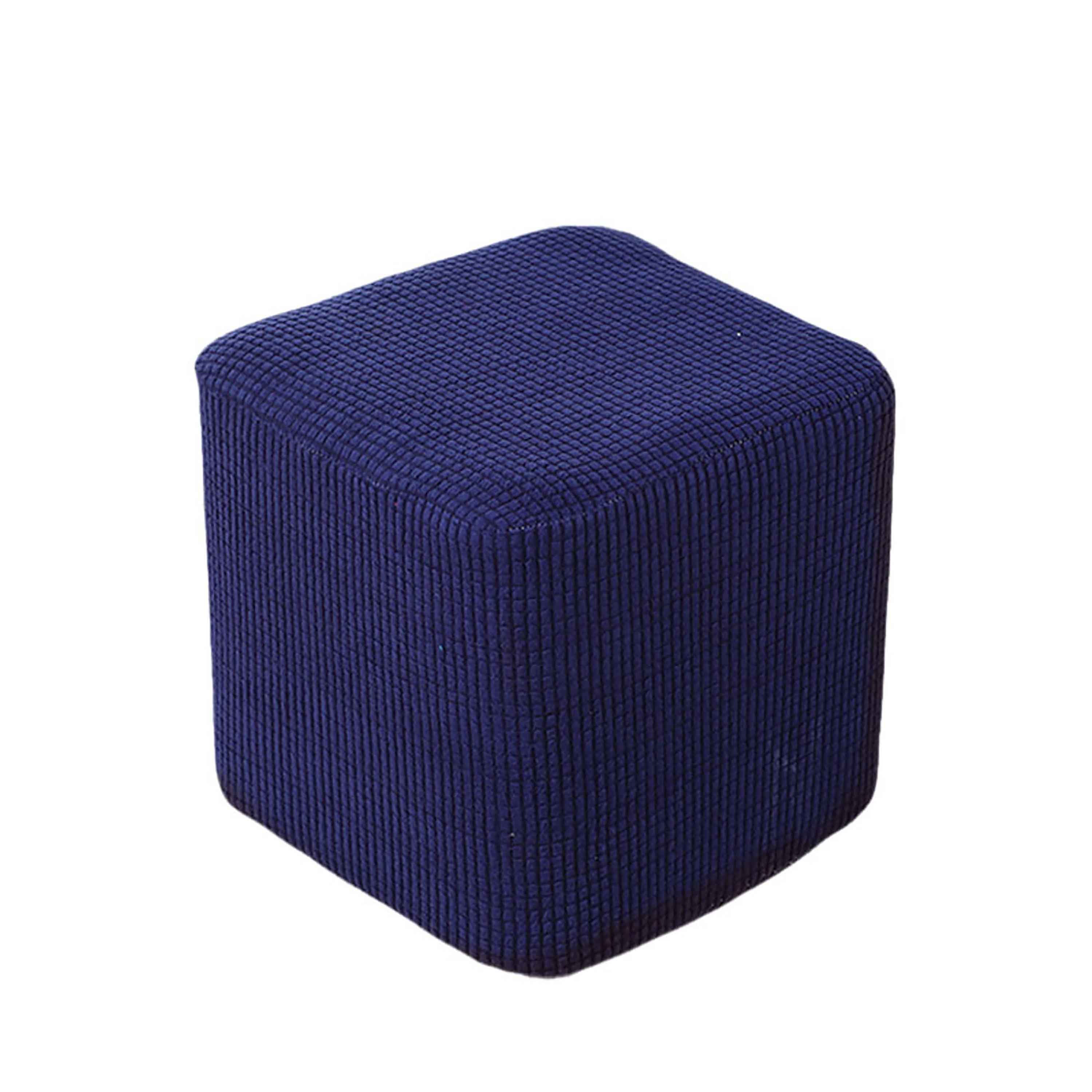 Ottoman Cover Rectangle,Thick Ottoman Slipcovers Stretch Foot Rest