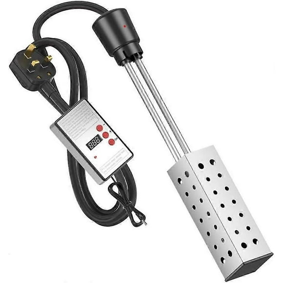 Electric Immersion Water Heater Bucket Water Heater Household High Power Submersible Pool Bathtub Heater With Thermostatauto Shutoff