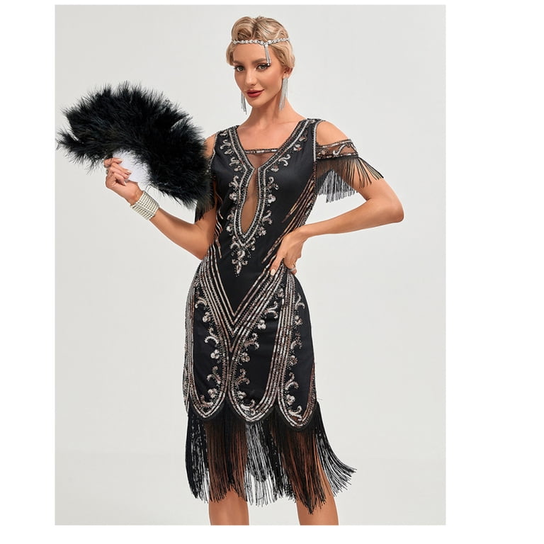 great gatsby style evening dresses Gatsby Glamorous Gown– Teuta Matoshi