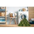 thumbnail image 2 of Ahgly Company Machine Washable Indoor Square Transitional Venom Green Area Rugs, 3' Square, 2 of 7