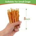 thumbnail image 5 of MON2SUN Rawhide Free Dog Treats Chicken Wrapped Cod Sticks for Small Dogs Healthy Training Treats Soft Snacks (8.82 Ounce -Pack of 1), 5 of 9