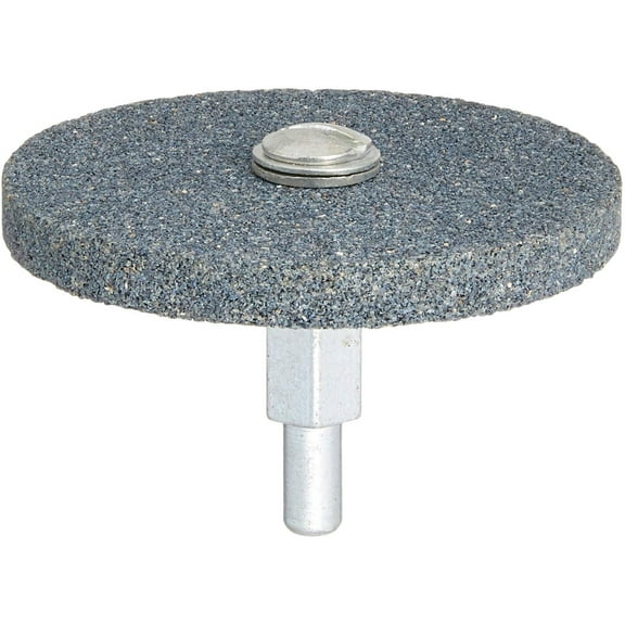 Forney Mounted Grinding Stone - 1/4 In. Shank, Aluminum Oxide, 60 Grit, Multicolor
