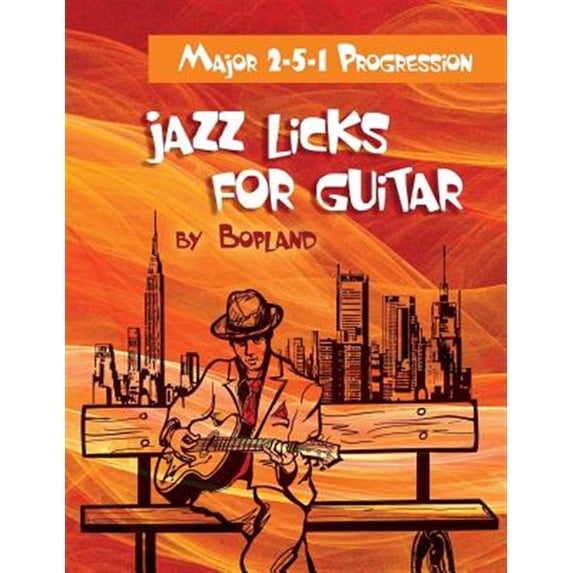 Pre-Owned Jazz Licks for Guitar : Major 2-5-1 Progression