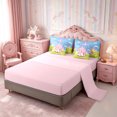 thumbnail image 4 of Manfei Cute Unicorn Castle 7-Piece Twin Bedding,Cartoon Princess Bedding Comforter Set,Reversible, 4 of 6