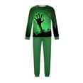 thumbnail image 4 of Racifhz Matching Family PJs Halloween Sleepwear Set Soft Long Sleeve Top and Pants Skeleton Print Loungewear Cozy Holiday Gift Set for Autumn Fall Festive Nightwear, Men Size:XXXL, 4 of 6