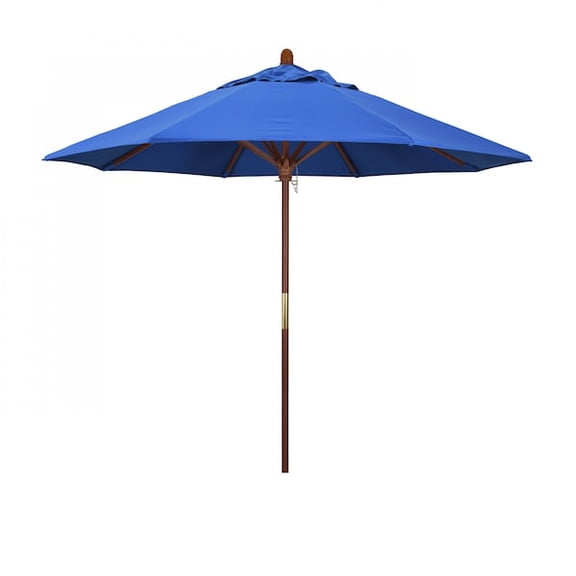 California Umbrella Patio Umbrella,Wood Pole,9 Ft.,Olefin Ro 194061036938
