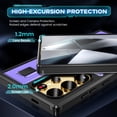 thumbnail image 3 of for Samsung Galaxy S23 Ultra Case, Dual Layers Shockproof Kickstand Cell Phone Cover Protective with Rugged Ring Holder, Carbon Fiber Military Heavy Duty Case for Samsung Galaxy S23 Ultra, Purple, 3 of 8