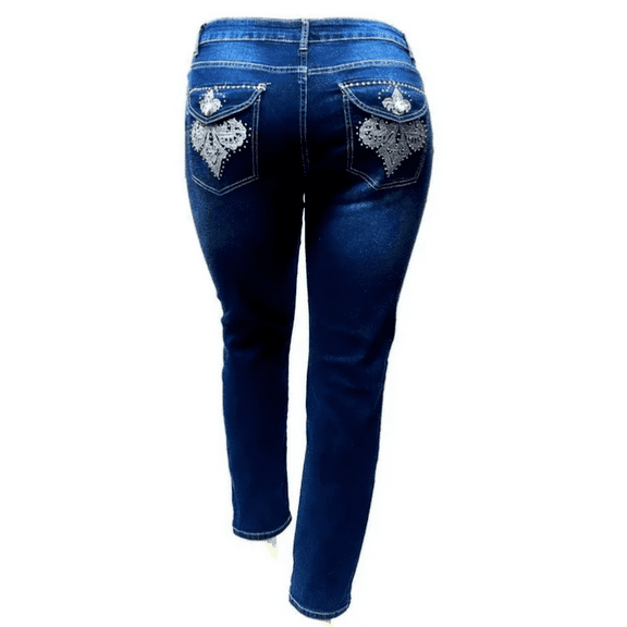 Jack David Womens Plus Size Skinny And Bootcut Stretch Denim Jeans Pants