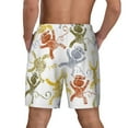 thumbnail image 4 of Balery Cartoon Monkey Mens Swim Trunks Swim Shorts for Men Quick Dry Inseam Beach Shorts with Compression Liner Pocket-Medium, 4 of 9