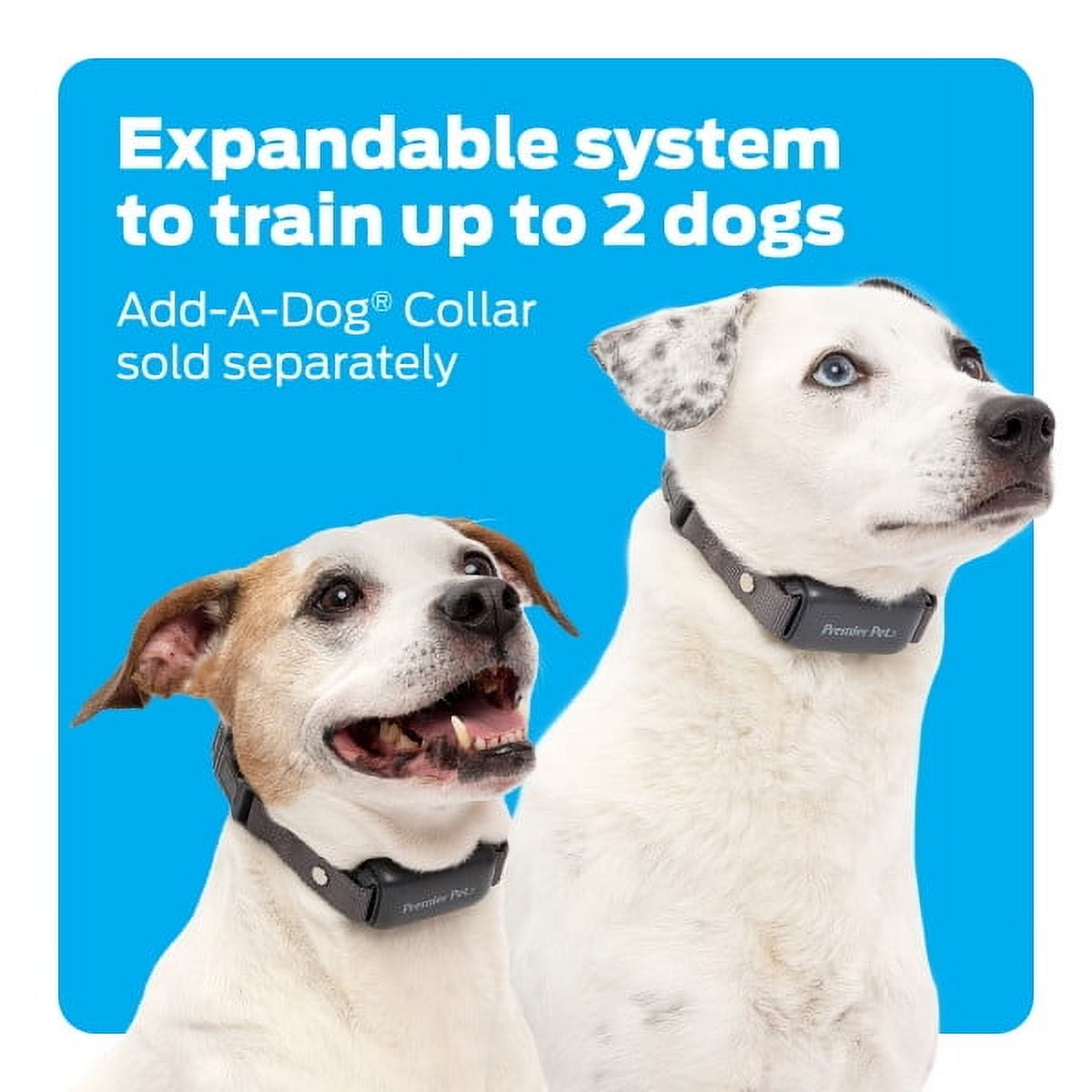Premier Pet 1000 foot Dog Trainer with Rechargeable Battery, 16 levels of static correction