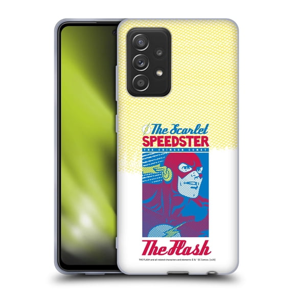 Head Case Designs Officially Licensed The Flash DC Comics Fast Fashion Scarlet Speedster Soft Gel Case Compatible with Samsung Galaxy A52 / A52s / 5G (2021)