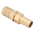 thumbnail image 2 of Oubit Barb Reducer Fitting,Brass Barb Reducer Tube Brass Pipe Fitting Brass Barb Fitting Extended Durability, 2 of 9