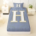 thumbnail image 3 of Erosebridal Letter H Kids Twin Sheet Sets, Modern Abstract Bedding, 3 Pieces, 3 of 5