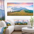 thumbnail image 1 of Panorama Carpathien Foggy - Photo de Paysage Impression sur Toile, 1 of 3