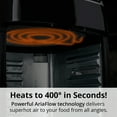 thumbnail image 6 of Aria Air Fryers 10qt Air Fryer Oven, Black - Touchscreen, Rotating Rotisserie, Dehydration Mode, 6 of 11