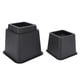 thumbnail image 4 of 8 Uds patas de sofá negro mate antideslizante de alta calidad PP accesorios de muebles de gabinete de plástico, 4 of 5