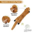 thumbnail image 6 of Luxtrada Dog Squeaky Toys No Stuffing Plush Dogs Chew Toy for Small Medium Large Breed Chewers (Wolf), 6 of 8