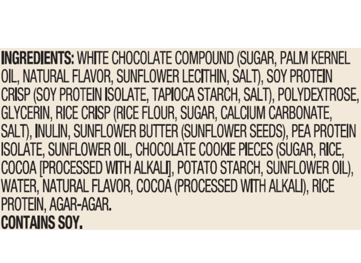 bettergoods Cookies and Cream Flavored Crispy Protein Bars, 9.7 oz, 5 Count