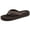 Chocolate, variant on Adult Female Braided Bounce Flip Flop Sandals, Color: Natural, Size: 7