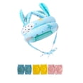 thumbnail image 1 of Casco para la cabeza para andador de bebé, protector de cabeza para niños pequeños, capó con rodilleras, calcetines antideslizantes, 1 of 6