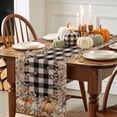 thumbnail image 3 of Fall Pumpkin Table Runner, Autumn Thanksgiving Kitchen Dining Table Decoration for Home Party Decor 13x36 Inches, 3 of 9