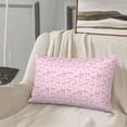 thumbnail image 5 of Fuzoiu Ribbon Bow Print Fuzzy Pillowcases, Super Soft Pillow Case Cover with Zipper for Bedroom, Sofa, Couch,Cozy Pillow Shams for All Seasons-16"x24", 5 of 6