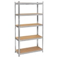 thumbnail image 1 of Estante Metálico 5 Niveles Guardex Anaquel Organizador Rack Color Gris, 1 of 8