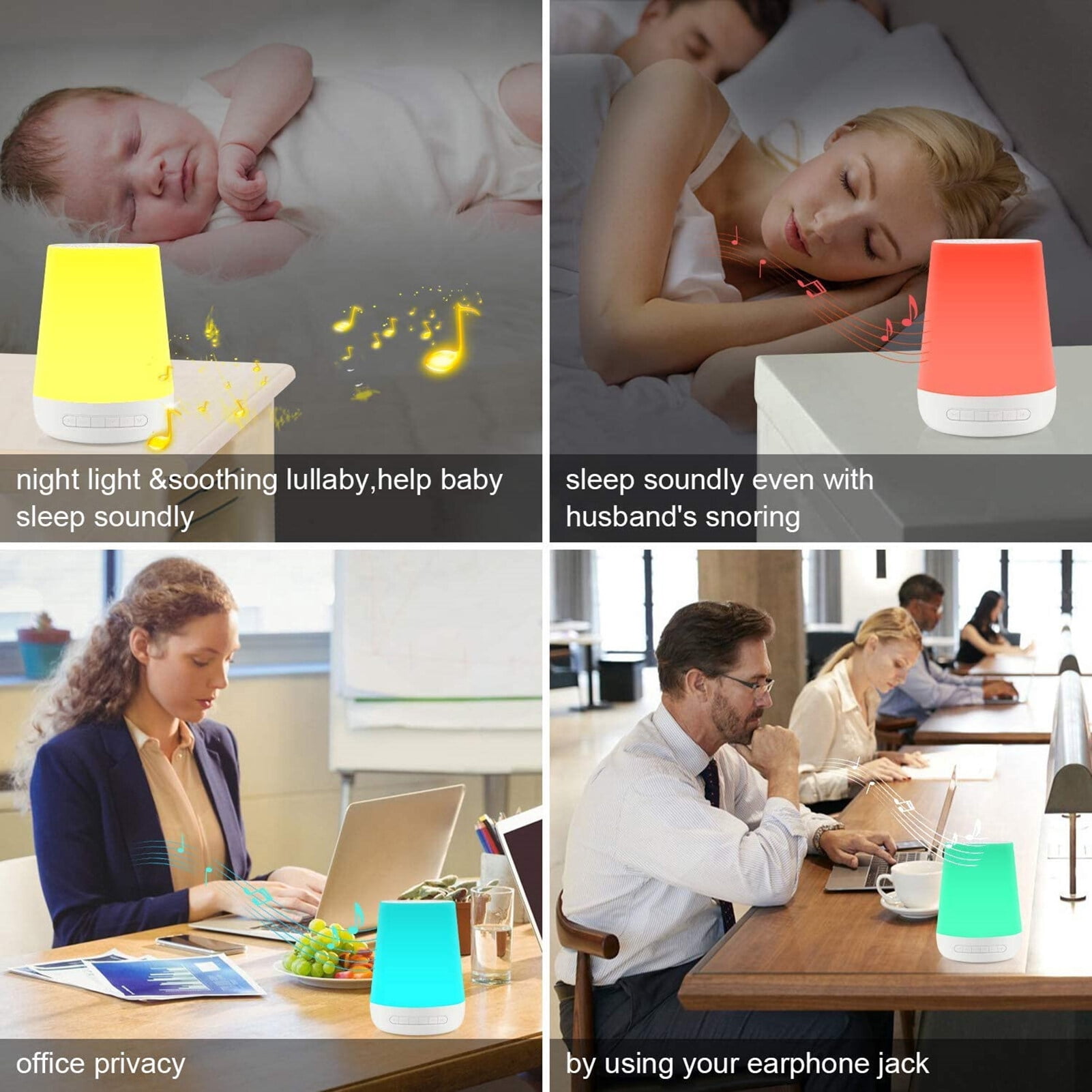 Machine,Cloud Function Noise Baby Sound App Remote Sounds 30min/60min/90min Sound 34 Noise Sound / Voice Cloud Noise Sound App White Noise 34 Sounds Cloud Alarm Remote /