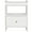 White, variant on FAGAGA end Table with Charging Station and Storage Shelf for Living Room,Wooden Nightstand for Bedroom with Drawer end table,Black