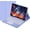 Purple, variant on JINRAN Touch Keyboard Case for iPad 9.7 2018/2017 / iPad Air 2 / iPad Air with Pencil Holder - Magnetically Detachable Touch Bluetooth Keyboard