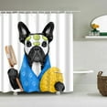 thumbnail image 2 of Pompotops Printed Shower Curtain Polyester Waterproof And Mildew-proof Bathroom Waterproof And Mildew-proof Partition Curtain 150X180CM Clearance, 2 of 2