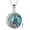style 8-wolf turquoise urn necklace, variant on Sterling Silver Wolf Necklace Gifts for Women Celtic Knot Wolf Moon Pendant Necklace Jewelry for Men  18+2''