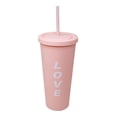 thumbnail image 1 of Vaso para café IDEEN rosa con tapa, 1 of 1