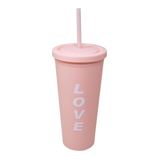 Vaso para café IDEEN rosa con tapa