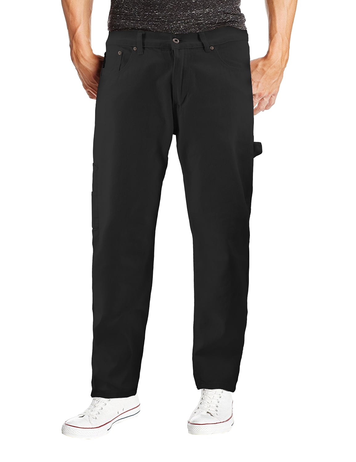 walmart mens black work pants