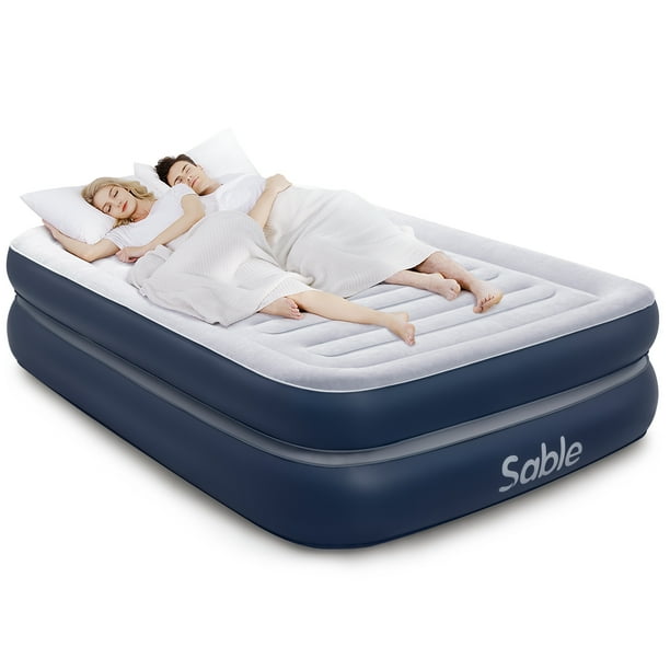 Sable Inflatable Air Mattress, Full Size Air Bed, Guest Bed, Double