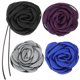 thumbnail image 1 of Collares de Flores Choker de 4 piezas para Mujeres, Púrpura/Negro/Azul Brillante/Gris, 1 of 5